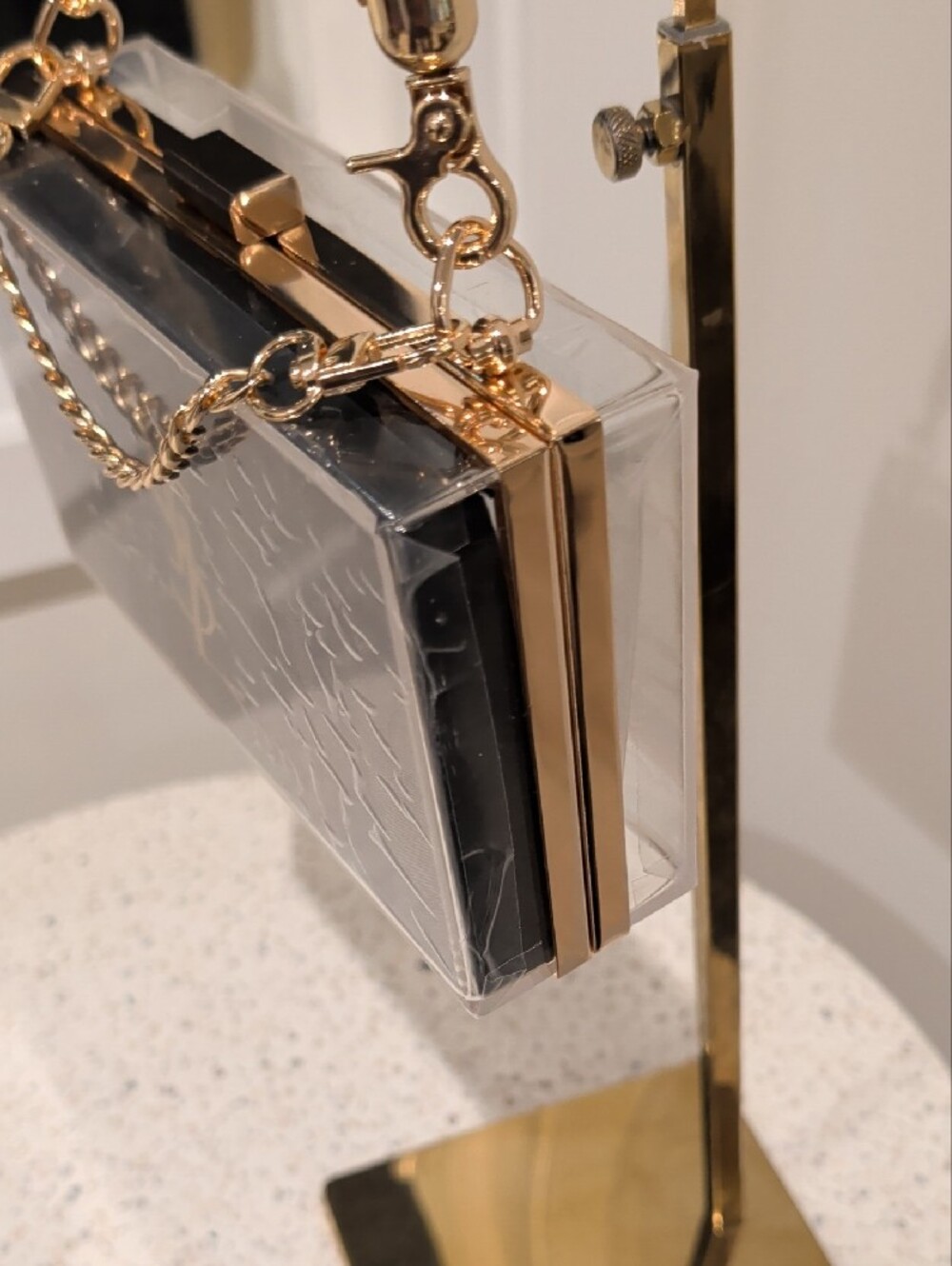 Upcycled YSL Blue Box Luxury Clutch - Picture 8 of 9
